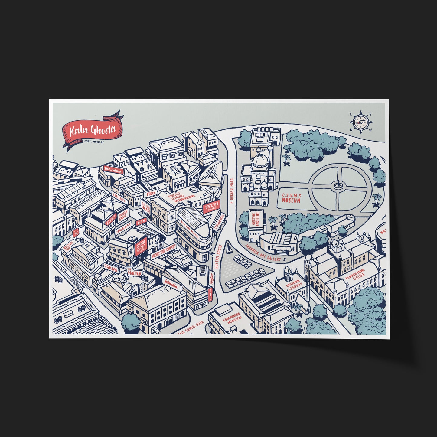 The Neighbourhood of Kala Ghoda - Map